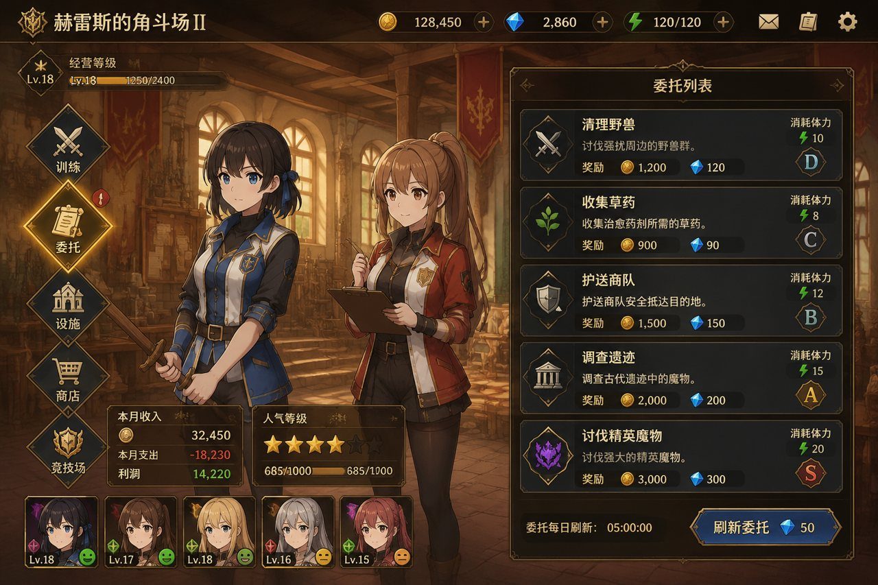 赫雷斯的角斗场Ⅱ 剧情互动 演示图 7